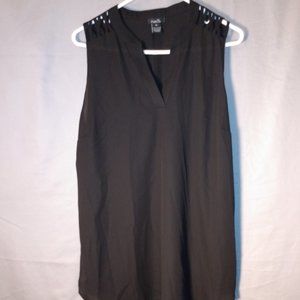 Black sleeveless, cute and cool Ladies size XL